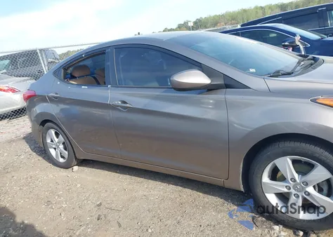 2013 Hyundai Elantra Gls из США, поврежденный, VIN 5NPDH4AE9DH445213